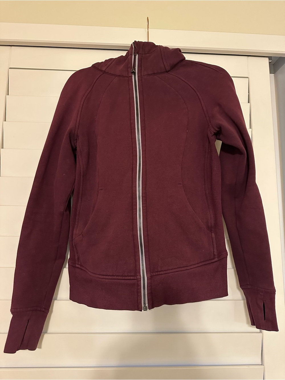 Lululemon Scuba Zip-Up Jacket - Burgundy